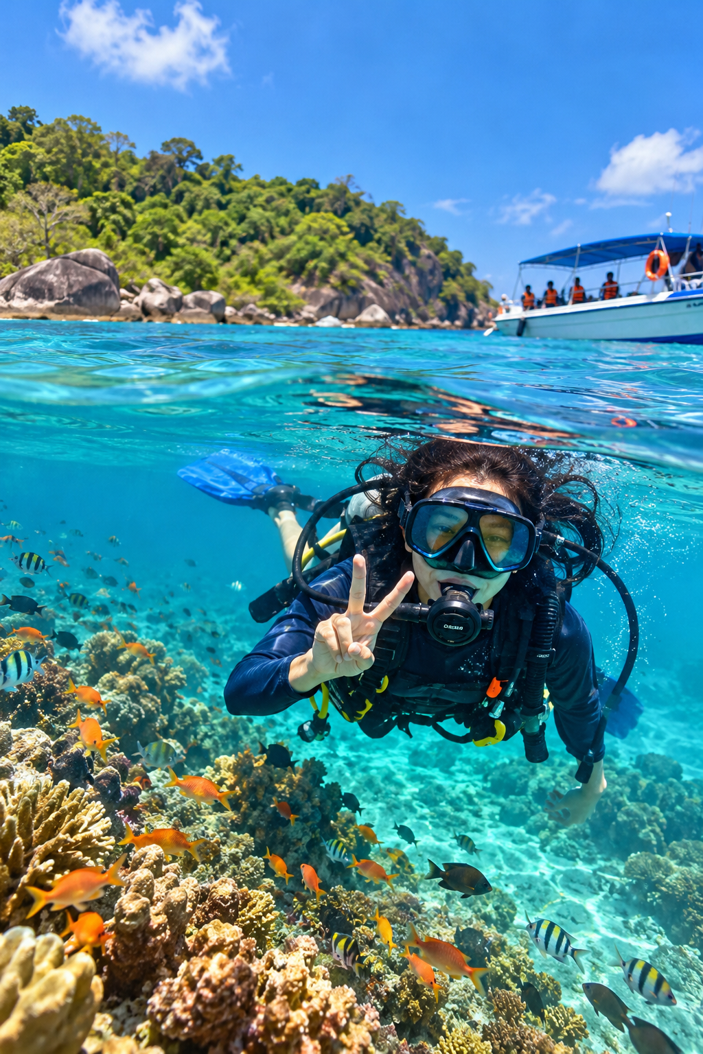 6N7D Andaman Adventure Tour Package with Scuba Diving